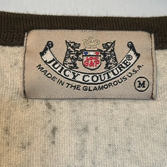 Y2K Juicy Couture Paisley Velour Olive & Tan Umpire Waist Drawstring Dress M - Picture 2 of 11